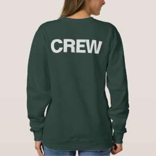 Crew Member Double Side Print Member Frauen Sweatshirt