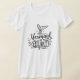 Crew Neck T - Shirt - Meerjungfrau im Herzen (Laydown)