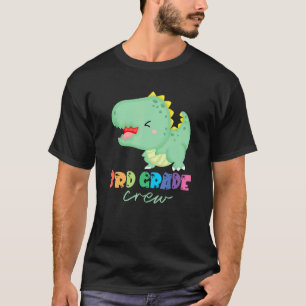 Crew Niedlich Dinosaurier erster Schultag B T-Shirt