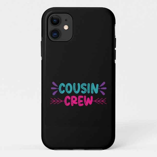 Crew niedlicher Cousin Case-Mate iPhone Hülle (Rückseite)