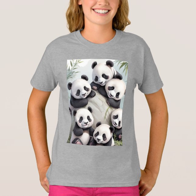 Crew Panda T-Shirt (Vorderseite)