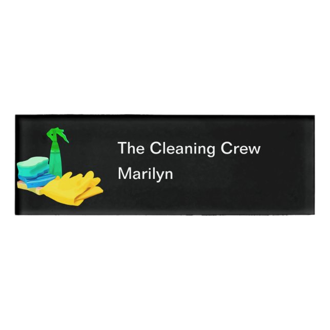 Crew Personal Haushalt freundlich Namenschild (Vorderseite)