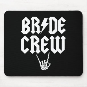 Crew Rock'n'Roll Gothic Halloween Bachelorette Par Mousepad