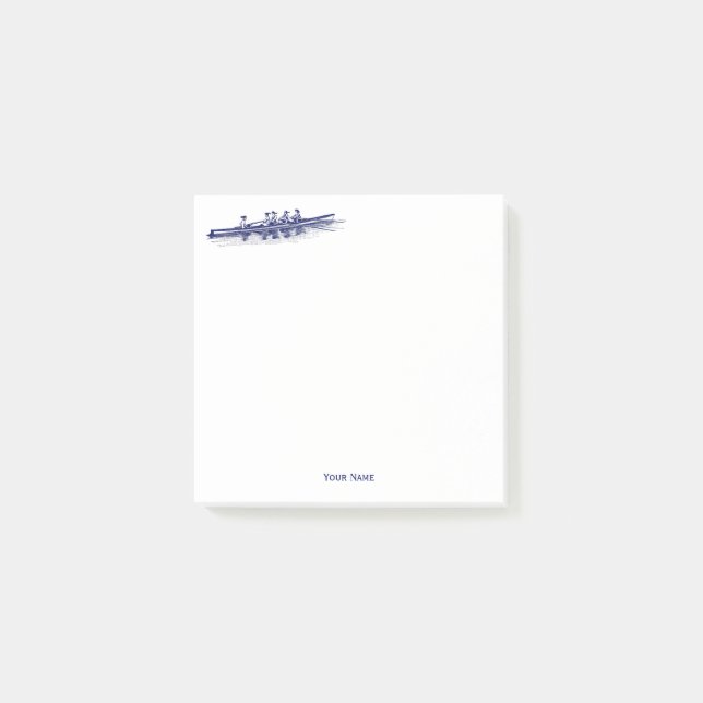 Crew Rowers Post-it Klebezettel (Vorderseite)