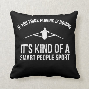 Crew Rowing Rowing Smart People Sport Geschenk T-S Kissen