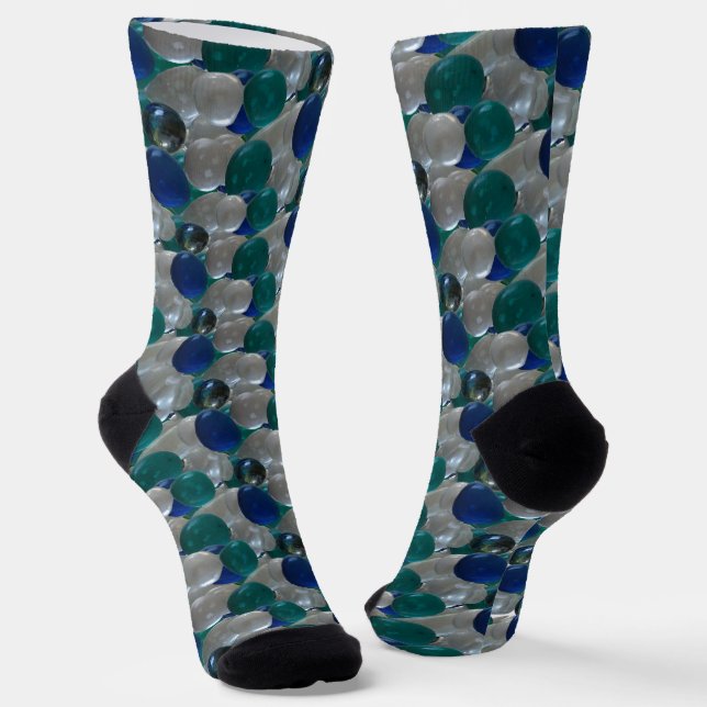 Crew-Socken aus Glas Socken (Gewinkelt)