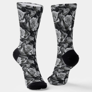 Crew-Socken aus Schwarz und Weiß Socken