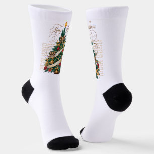 Crew Socken-Frohe Weihnachten Socken