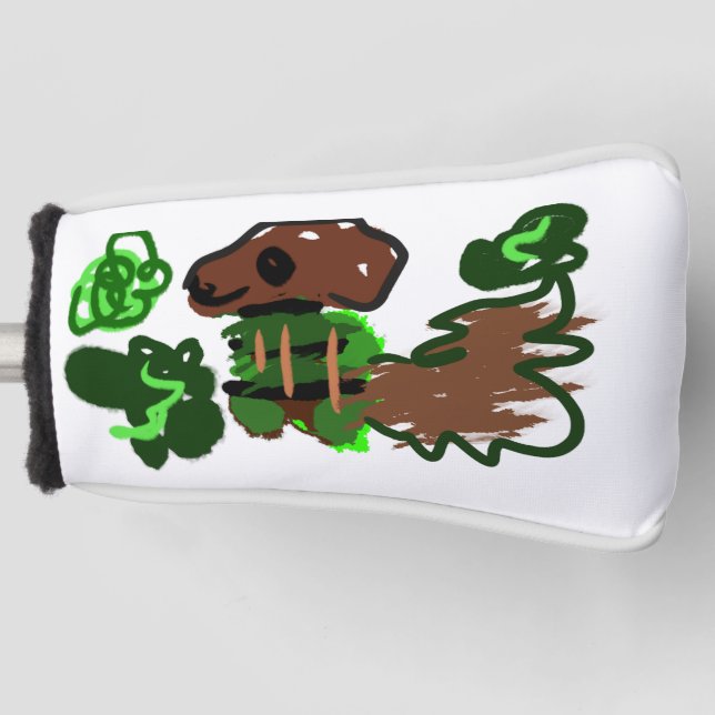 Crew Socken Golf Headcover (Vorderseite)