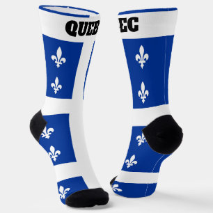 Crew Socken mit der Flagge von Quebec