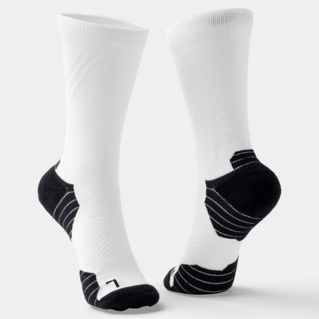 Crew Socken White (Gewinkelt)
