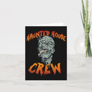Crew Spuk Bewitter House - Halloween Karte