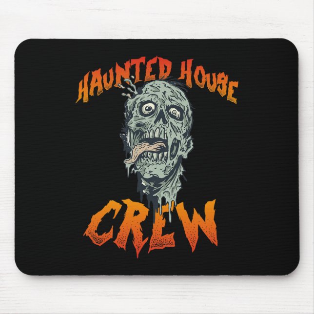 Crew Spuk Bewitter House - Halloween Mousepad (Vorne)