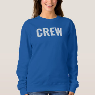 Crew Teamdesign - Vorder- und Rückseite - Maßgesch Sweatshirt