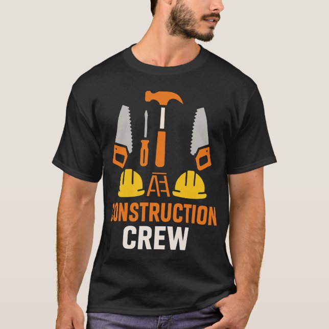 Crew-Tools für den Bausektor T-Shirt (Vorderseite)