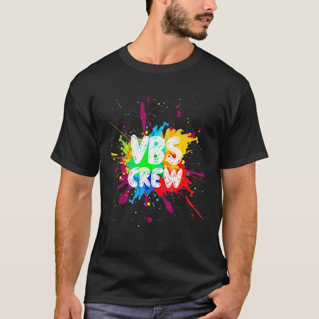Crew Vacation Bible School Paint Spritzer I Liebe  T-Shirt (Vorderseite)