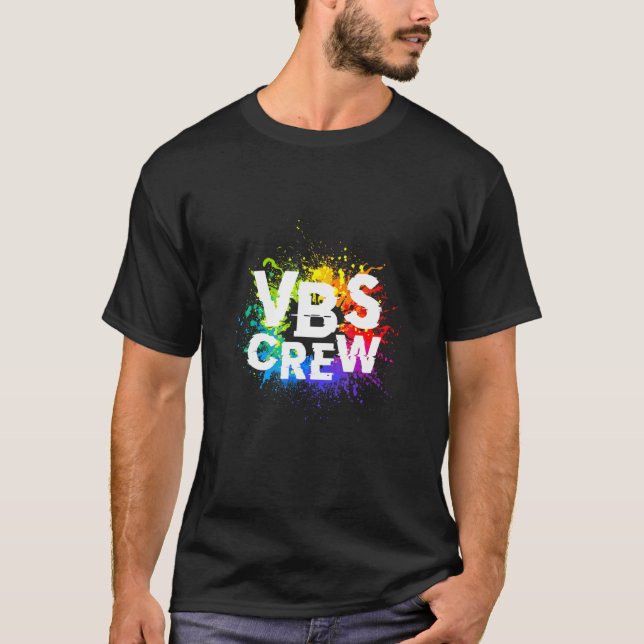 Crew Vacation Bible School Paint Spritzer I Liebe  T-Shirt (Vorderseite)