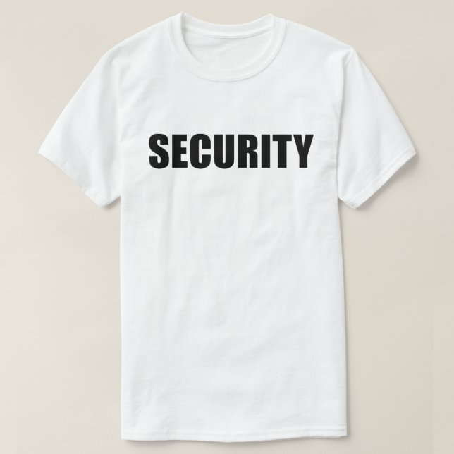 Crew zur Ereignissicherheit T-Shirt (Design vorne)