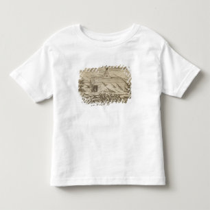 Crews, die Bären töten und häuten, außerhalb d Kleinkind T-shirt