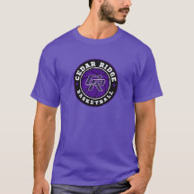 CRHS Basketball-Logo Lila Unisex