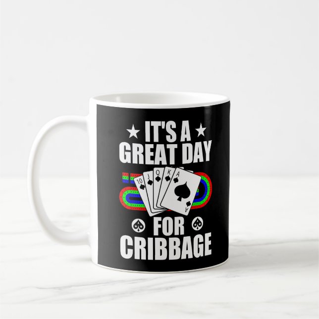 Cribbage Board für Cribbage Card Game Player Funny Kaffeetasse (Links)