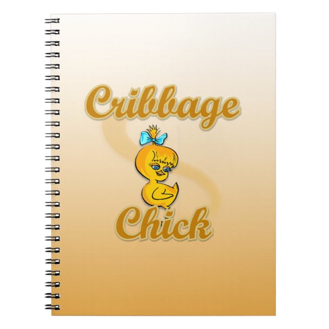 Cribbage Chick Notizblock (Vorderseite)