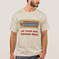 Cribbage Game Board mit Ihrer Message Graphic