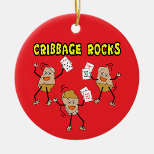 Cribbage Keramik Ornament
