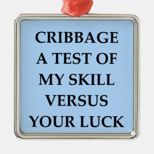 cribbage ornament aus metall