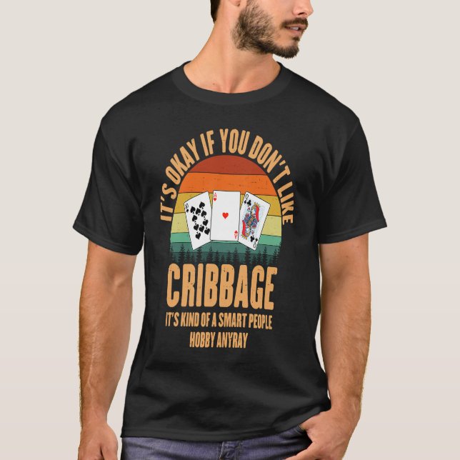 Cribbage Smart People kribbbbage T-Shirt (Vorderseite)