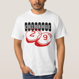 cribbage Spieler ausweichende 29 übergeben T-Shirt