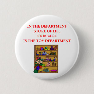 CRIBBAGE Spieler-Geschenk-T - Shirts Button
