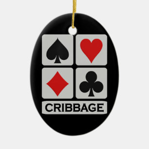 Cribbage Verzierung Keramik Ornament
