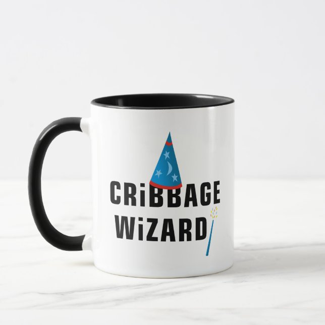 Cribbage Wizard Tasse (Links)