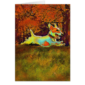 cric Russell dans la carte d'automne