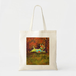 cric Russell dans le sac fourre-tout à automne