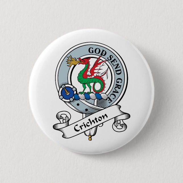 Crichton Clan-Abzeichen Button (Vorderseite)