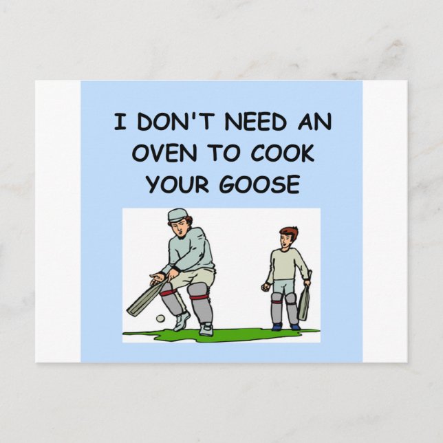 CRICKET2.png Postkarte (Vorderseite)