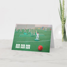 Cricket 100. Geburtstag Karte