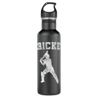 Cricket 17\Cricket Sports Lover Player Coach 1297 Edelstahlflasche