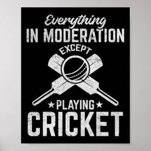 Cricket - Alles in Maßen außer Spielen  Poster