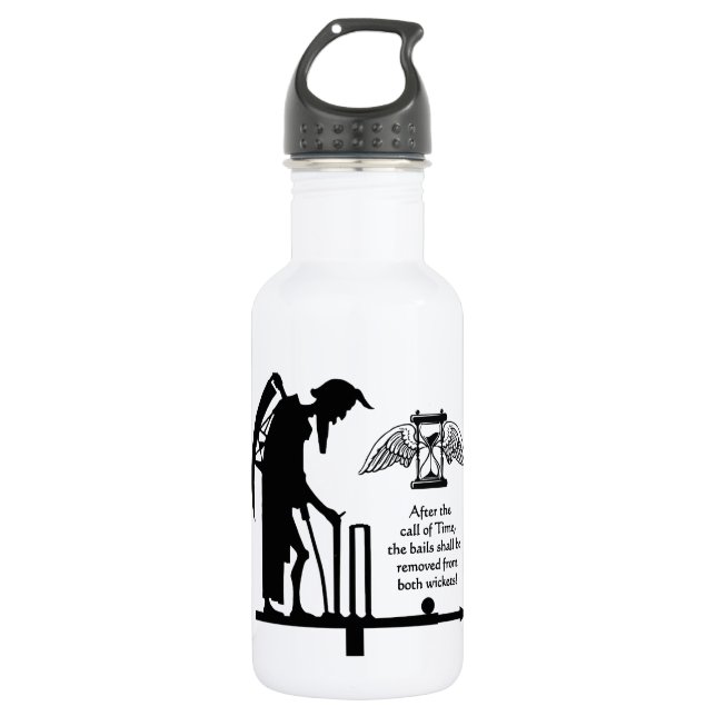 Cricket - Alte Vaterzeit Trinkflasche (Vorderseite)