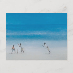 Cricket am Strand 2012 Postkarte