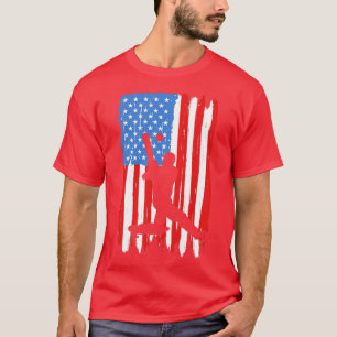 Cricket American Flag T-Shirt