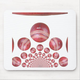 Cricket Ball Print des Sportlover Mousepad