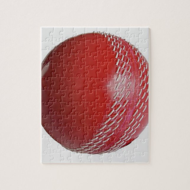 Cricket Ball Red passen sich Ihrem Namen an (Vertikal)
