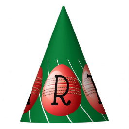 Cricket Ball Themed Party Hat Partyhütchen
