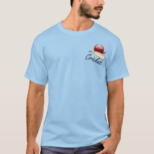 Cricket Ball und Bat T-Shirt