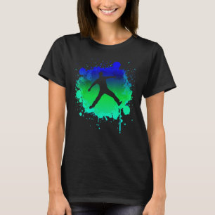 Cricket Bowler für Cricketer Retro Boys Cricket 1 T-Shirt