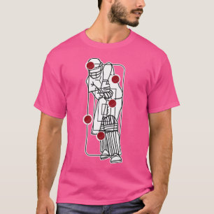 Cricket Bowler Ziel Praxis 2 Cricket Fan T-Shirt